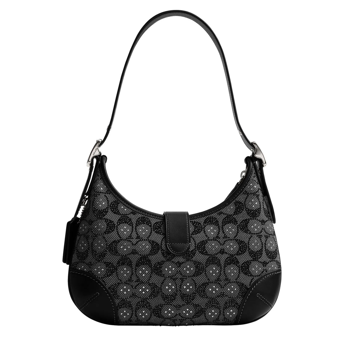 Crystal coach hamptons hobo bag