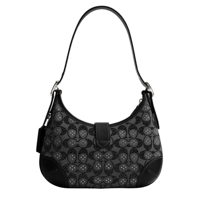 Crystal coach hamptons hobo bag