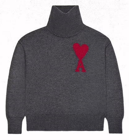 Ami Paris Turtleneck Sweater