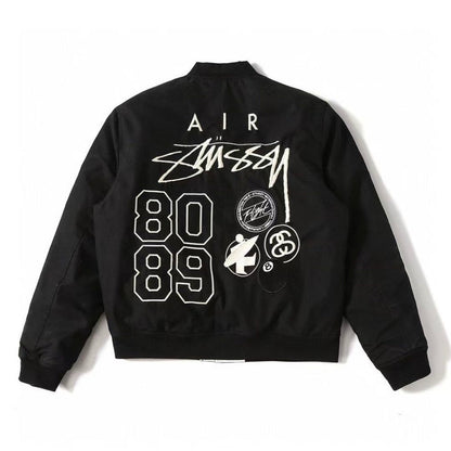 Reversible Varsity Jacket Green & Black
