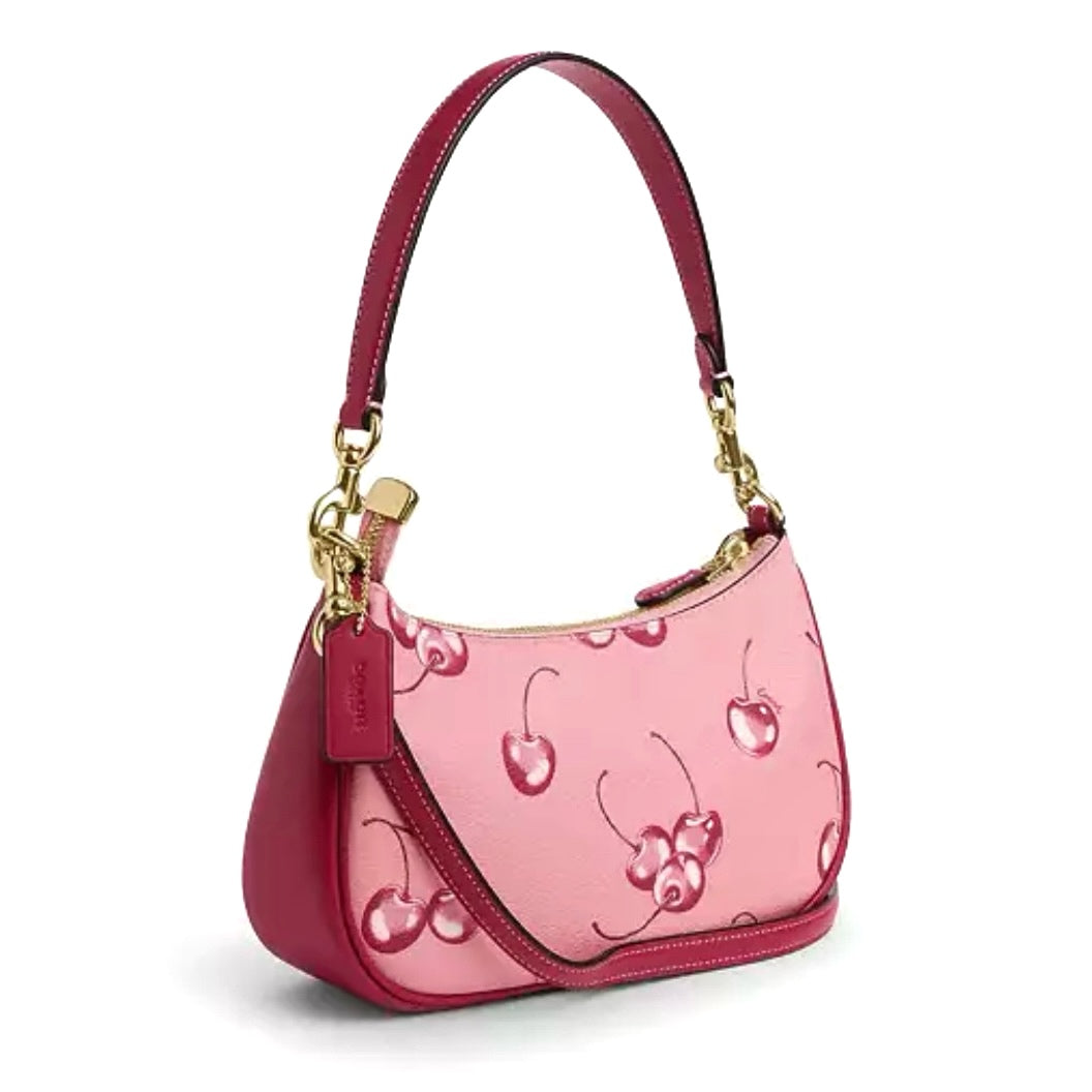 Coach Teri Shoulder Bag With Cherry Print