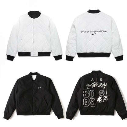 Reversible Varsity Jacket Green & Black