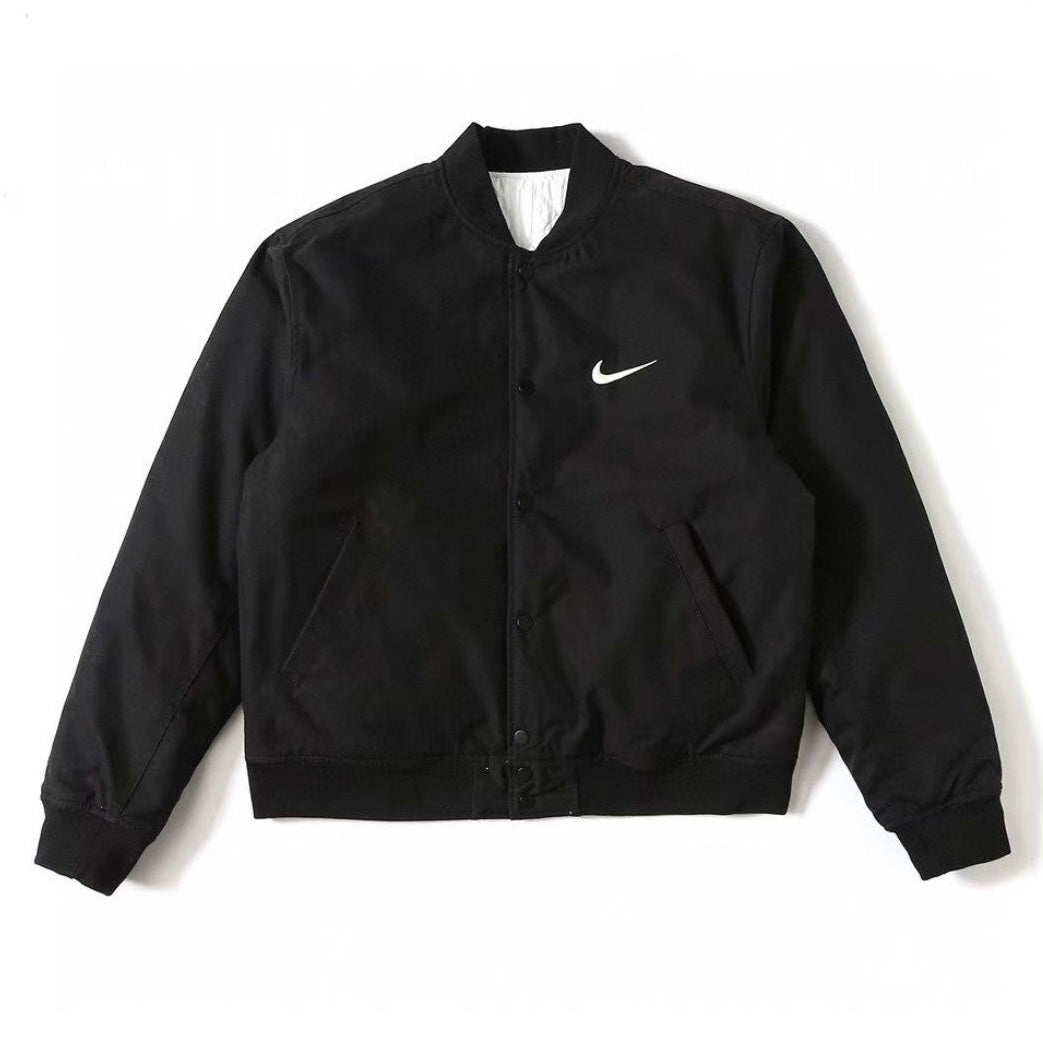Reversible Varsity Jacket Green & Black