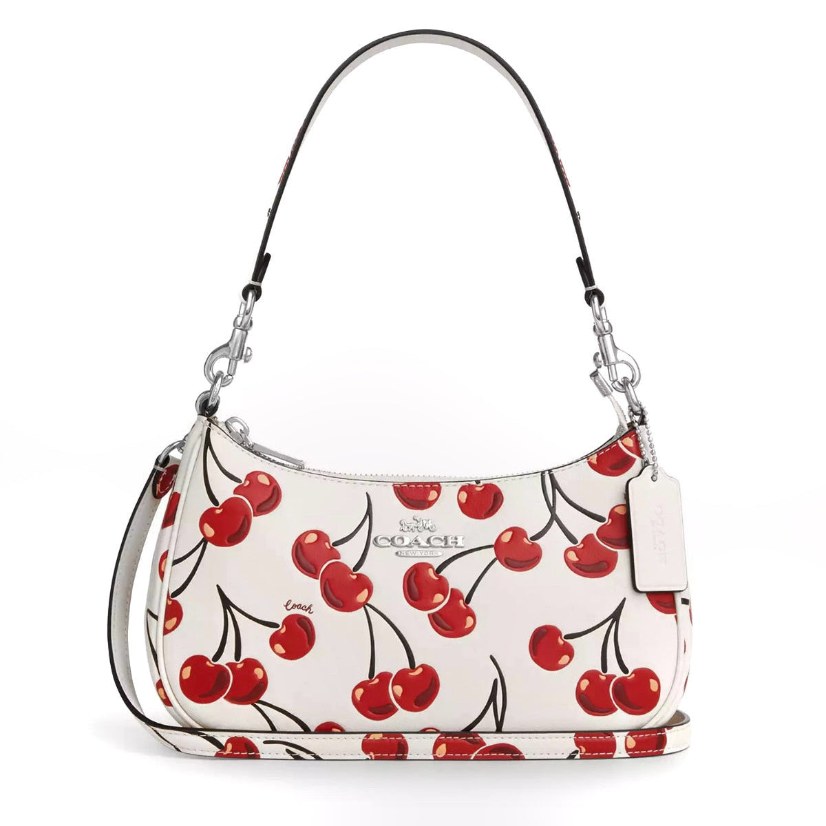 Coach Teri Shoulder Bag With Cherry Print